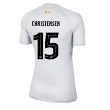 Barcelona Andreas Christensen #15 Tredjedrakt Kvinner 2022-23 Kortermet